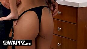 hey stepdaughters, now legal, let's swap and spit with facial fun