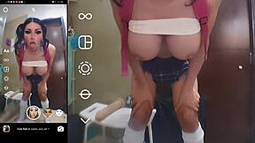 Futanari Trap Tests Filters with Big Tits in Wild Anal Action