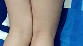 My stepsister's beautiful vagina in lingerie