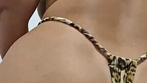 Horny Exhibitionist Flashes And Demands Cum On Her Tits And Armpits!