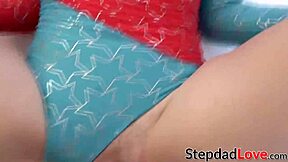 Redhead Teen Athena Rayne Rides Stepdad, Gets Cum Sprayed in Missionary and Cowgirl