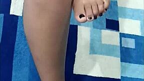 My stepsister's beautiful vagina in lingerie