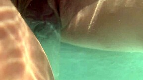 i got underwater creampie and dildo in my shaved pussy