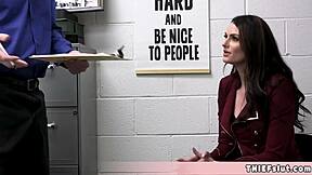 Caught this stunning brunette shoplifting, what a wild story unfolds today!