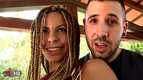 I am Alana, a young 18+ blonde rasta girl, diving into my first porn video with raw excitement and intense pleasure.