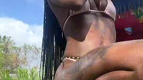 Her Wild Public Flashing In Jamaica!