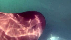 i got underwater creampie and dildo in my shaved pussy