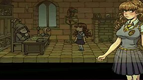 Akabur's Witch Trainer saga unfolds with teen teasing in cosplay chaos