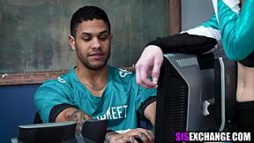 horny students swapping stepsisters for a wild group session