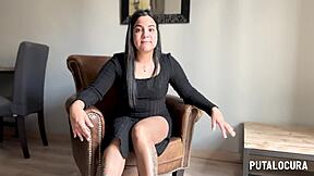 I bent over for Torbe at Putalocura, shy Salomé taking his cock in a hotel.