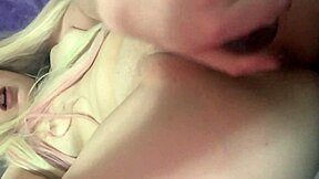 pov glass dildo slides into my tight pussy