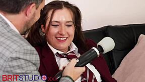 Hot college student gets orgasm denial lesson from strict dom... damn, so frustratin’ yet sexy