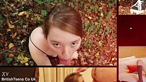 hey, wanna see two british chicks give a lucky fan a handjob?