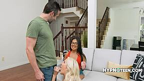 18 beauty sofia moans loud fucking hard doggy and missionary