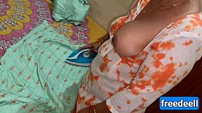 Watch real devar bhabhi having quick hardcore sex in Hindi.