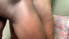 young ebony girl in a homemade video