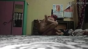 bhabhi enjoys hard missionary fucking