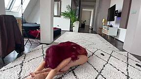 Wow, UK Gymnast Delivers Sloppy Rimjob and POV Sex in Casting!