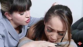 Submissive Slut Gives Deepthroat Facial Pleasure