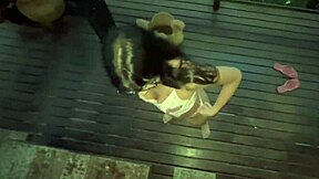 Skinny stepdaughter fucking stepdad on balcony, who cares? 😏