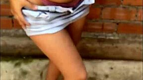 Young 18 Latina’s first homemade ass-breaking bet