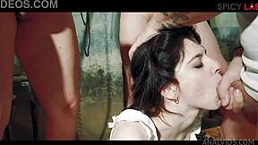 Farm Gangbang Action with Sara Bell MS111