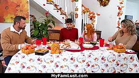 Intense Threesome Ends With Nate Covering Faces and Tits - Myfamlust!