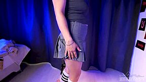 I loved how my stepdaughter teased my cock with her tits.