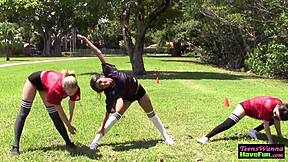 real teen 18+s get their faces spunked at the party