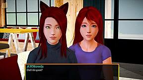 exploring my new family dynamics with redheads and brunettes