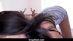 step dad quietly asks his hot petite helper for some private assistance.