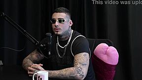 Redhead model saves the best cumshots for last on sheer red