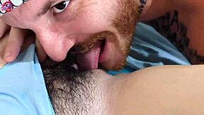 Redhead amateur cums on tongue and dick of best friend's boyfriend