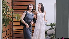 Realtor Licks Black Teen Homeowner's Pussy With Dildo