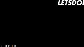 teen step sisters get wild sharing step bro’s massive cock in hot ffm.