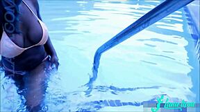 lana lava flashes poolside in public preview full 20 minute scene on manyvids lanalavaxxx