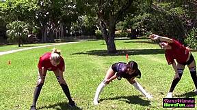 real teen 18+s get their faces spunked at the party