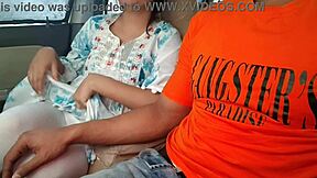 Cute Saara Bhabhi Drilled by Huge Dick in Car.