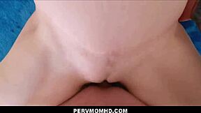 Hot Stepmom Licks Cute Teen In Threesome