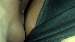 Beautiful girl with big natural tits begs for pussy licking.