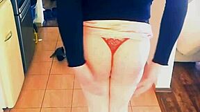 Cute Tranny Veronica Trains with Dildo - Curious to See?