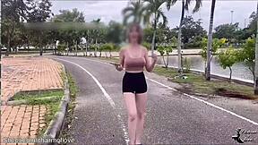 Student Girl Has Sex with Boyfriend and His Friend in Hot Homemade Action