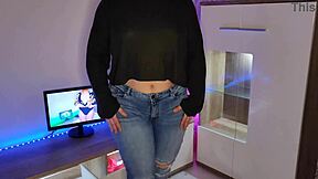 Curvy Brunette Tries Bikini Haul, Showing Off That Big Pawg Ass!