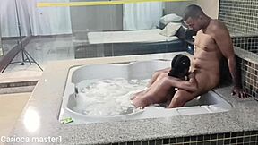 Novinha rides cock firmly in favela