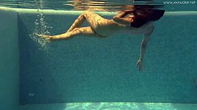 irina russaka's hot underwater teen swim