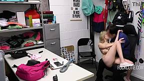 tiny coco lovelock lets sleazebag dominate her in shop encounter