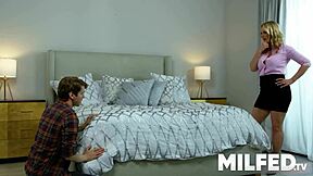 cheating milf seduces the young 18+ delivery boy - milfed