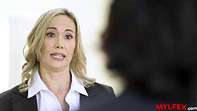 Protective stepmom at Mylfex takes on her boy’s wild friend with rough riding