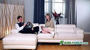 Thrilling as step mom joins our sinful threesome