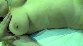 Blonde Wife Enjoys Teasing Her Husband Playfully.